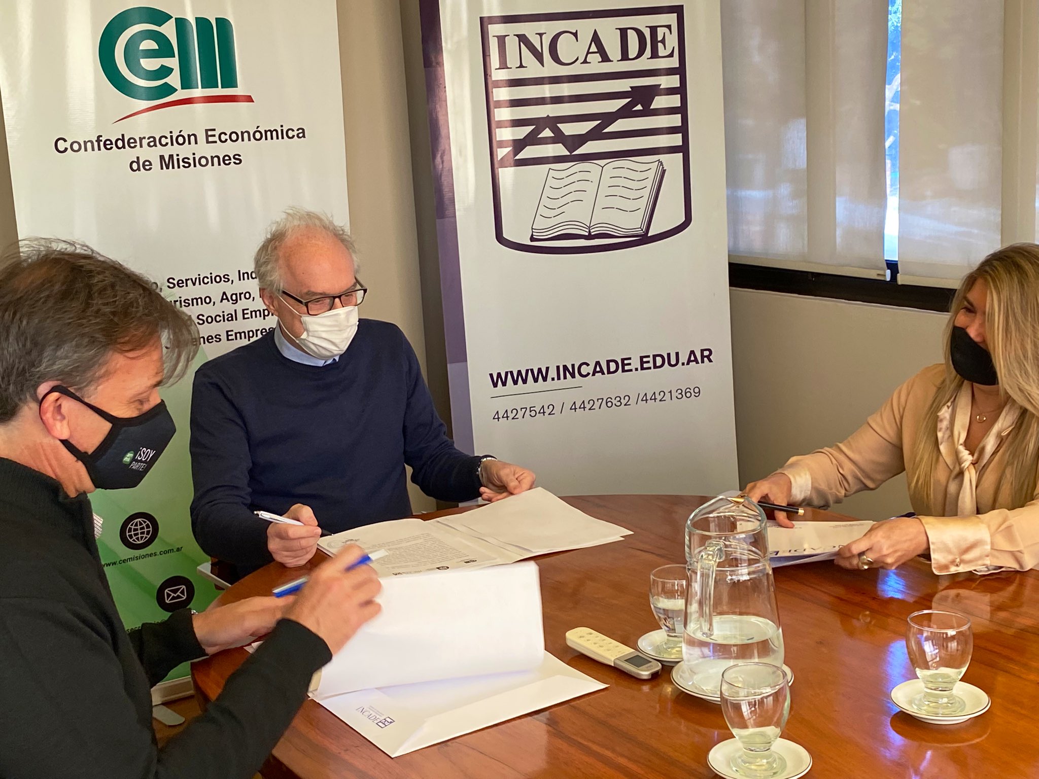 La CEM firmó convenio con la AMMK y el INCADE - CEM